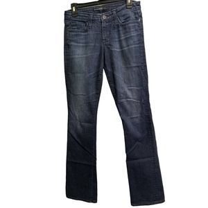 Big Star Jeans Women's 28 Long Sarah Slim Boot Cut Denim Blue Dark Wash